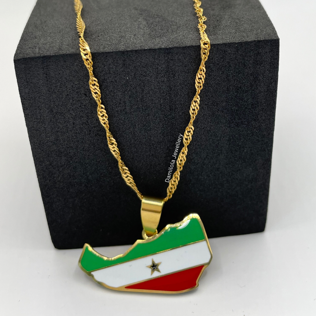 Somaliland Flag Necklace