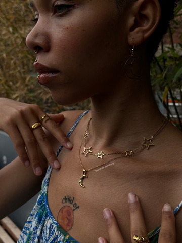 Starry ‘Zoraya’ Necklace - Gold/Silver