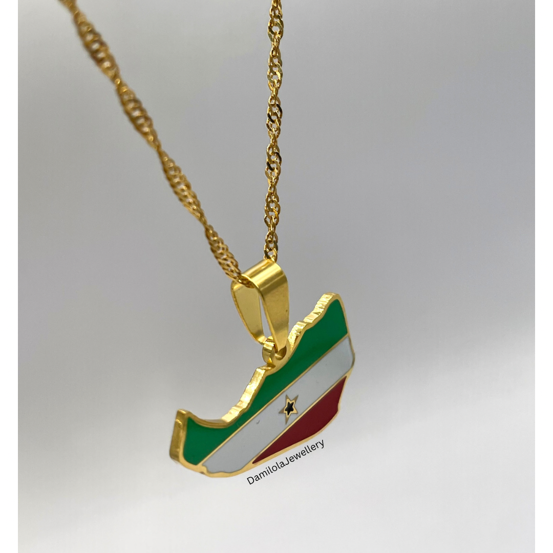 Somaliland Flag Necklace