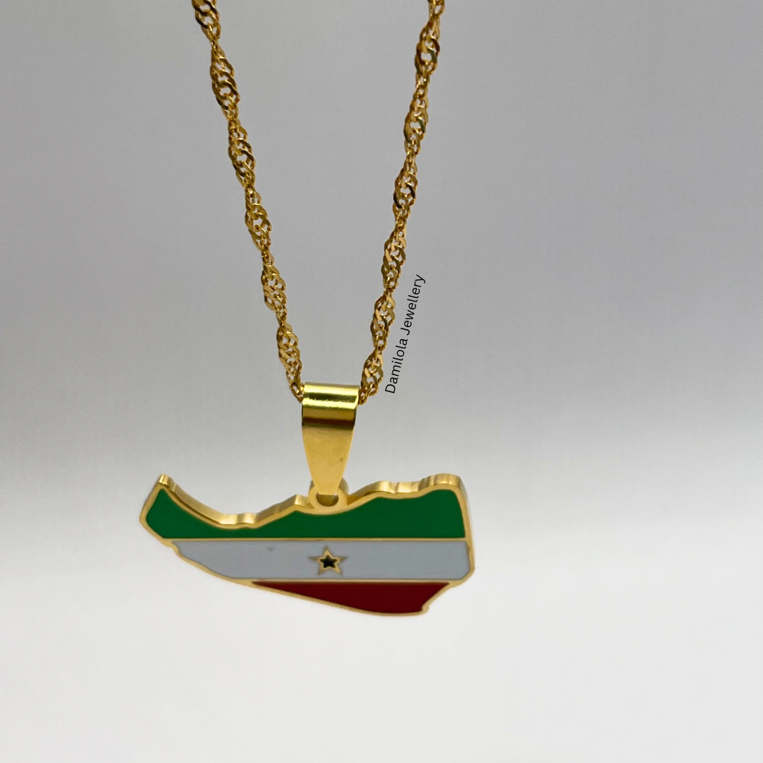 Somaliland Flag Necklace