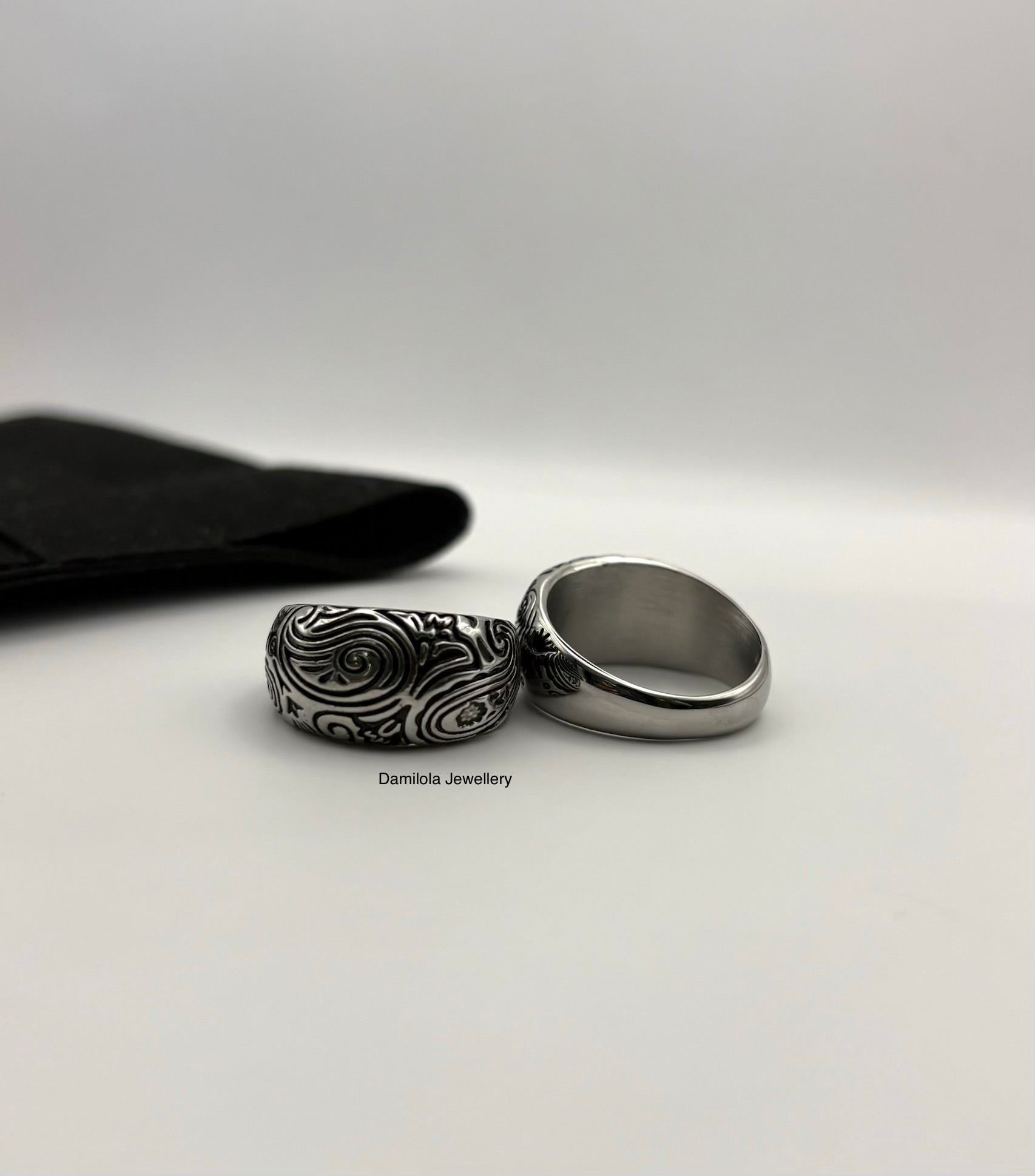 The Code ‘Noir’ Ring - Gold/Silver