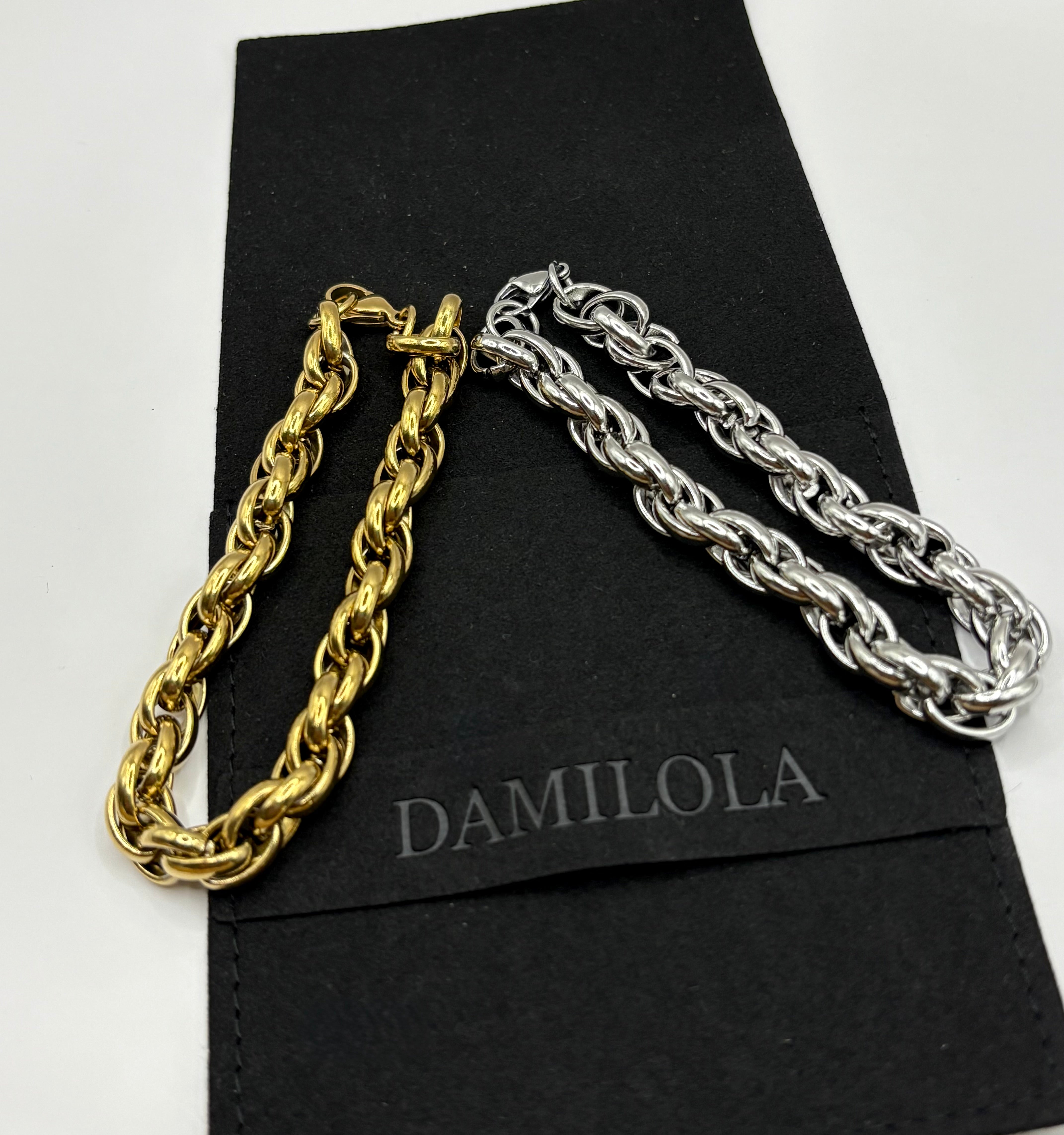 Extra Chunky Rope Bracelet - Gold/Silver