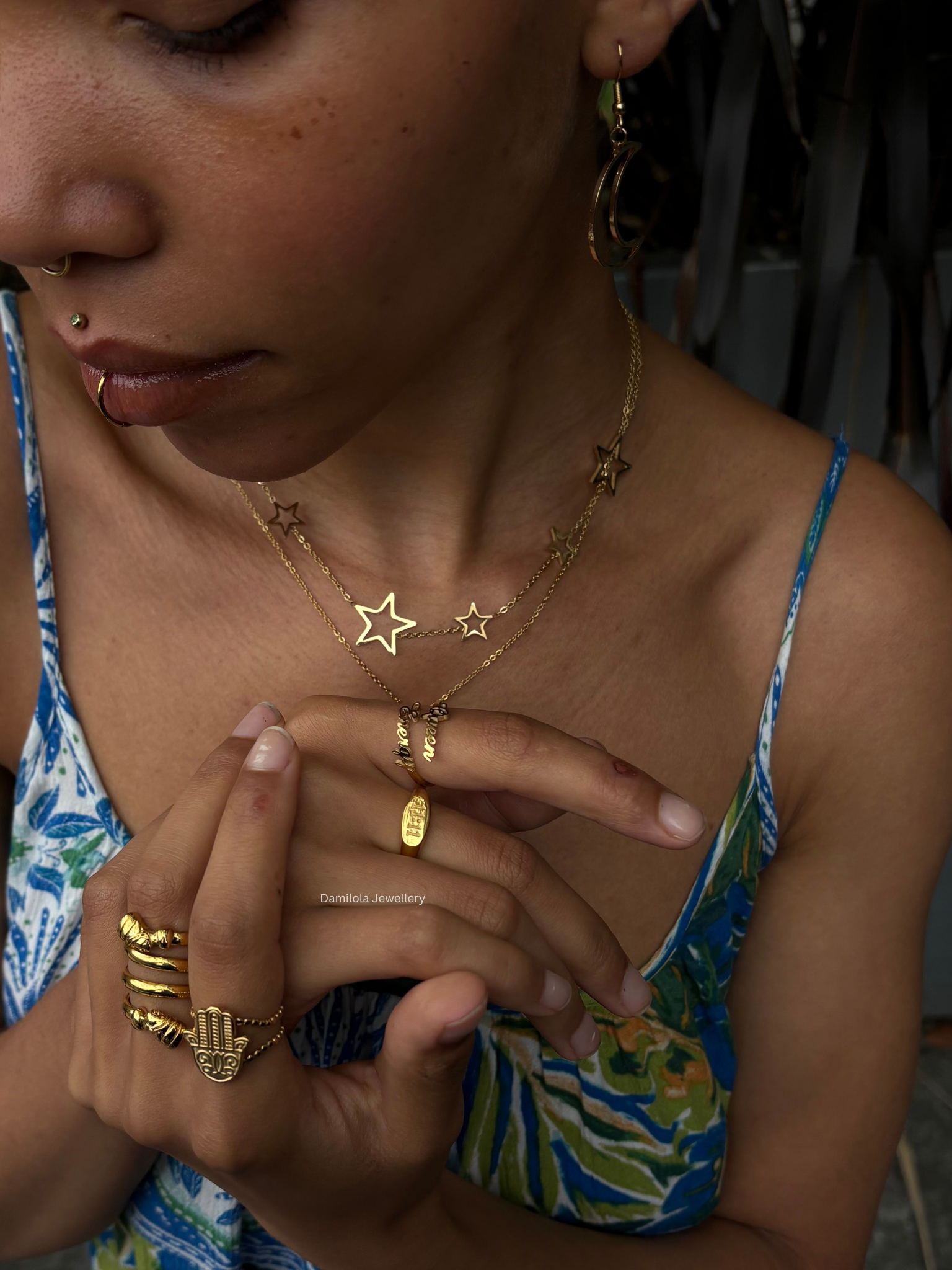 Starry ‘Zoraya’ Necklace - Gold/Silver