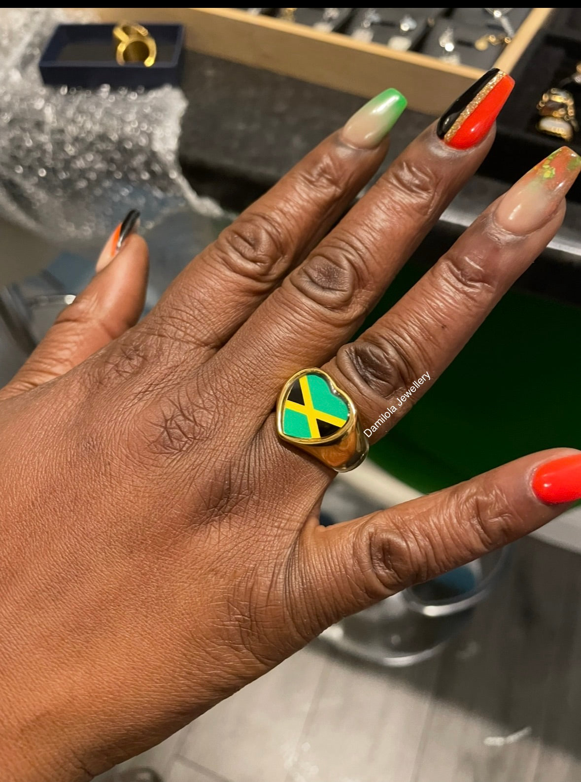 Create Your Own Flag Ring Customised