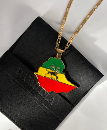 The Rasta Flag - Lion Of Judah Necklace