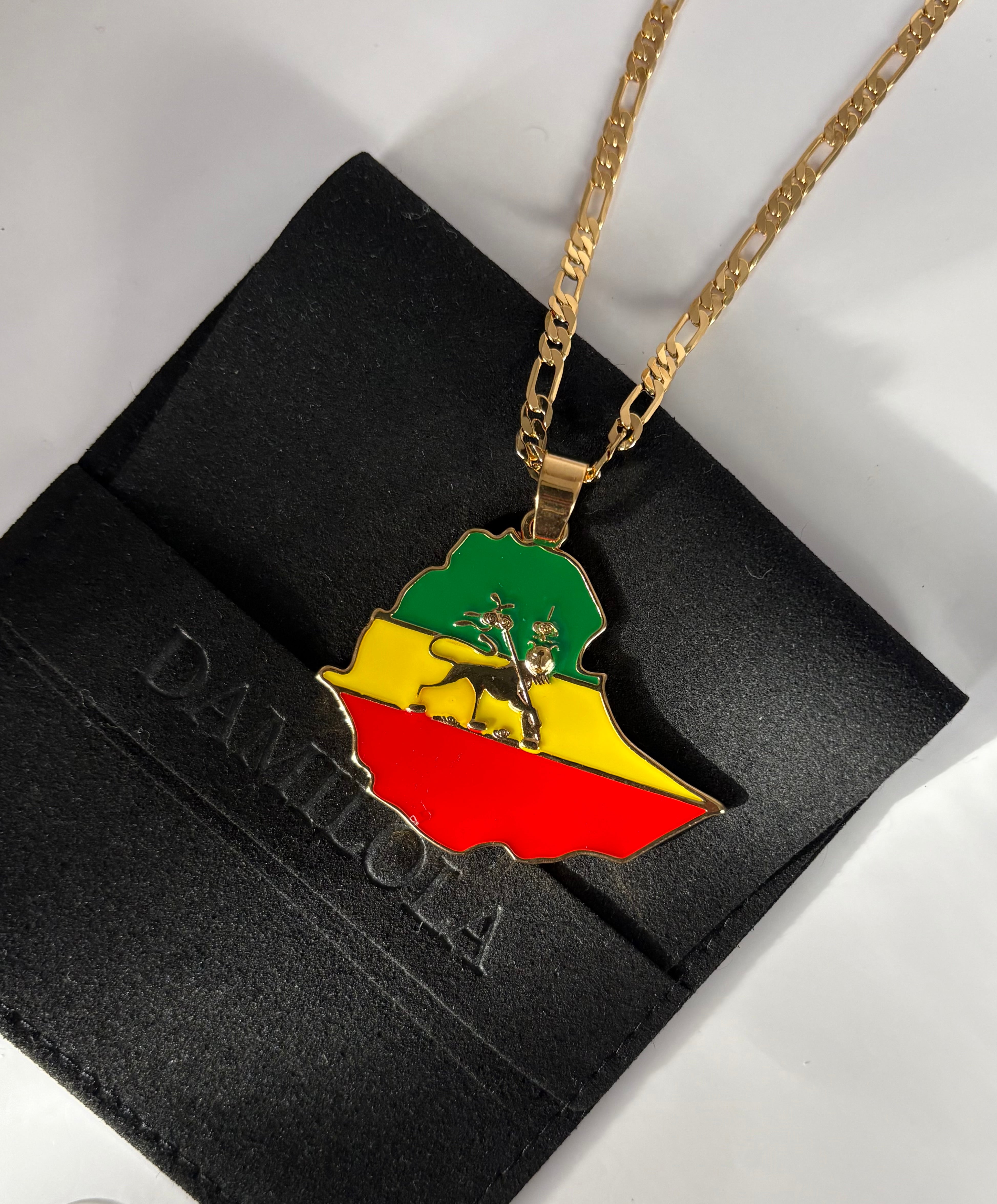 The Rasta Flag - Lion Of Judah Necklace