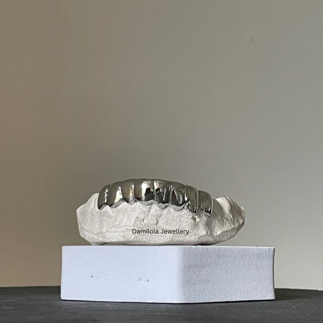 PURE Grillz 8 Bottom/Top Teeth - 925 Silver/Gold 9ct 14ct