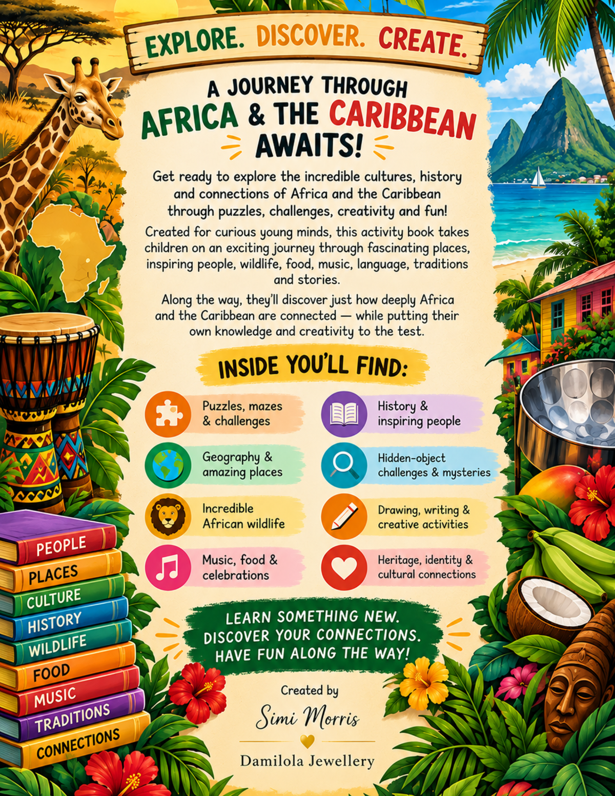 Heritage Explorers: Africa & the Caribbean Activity Book