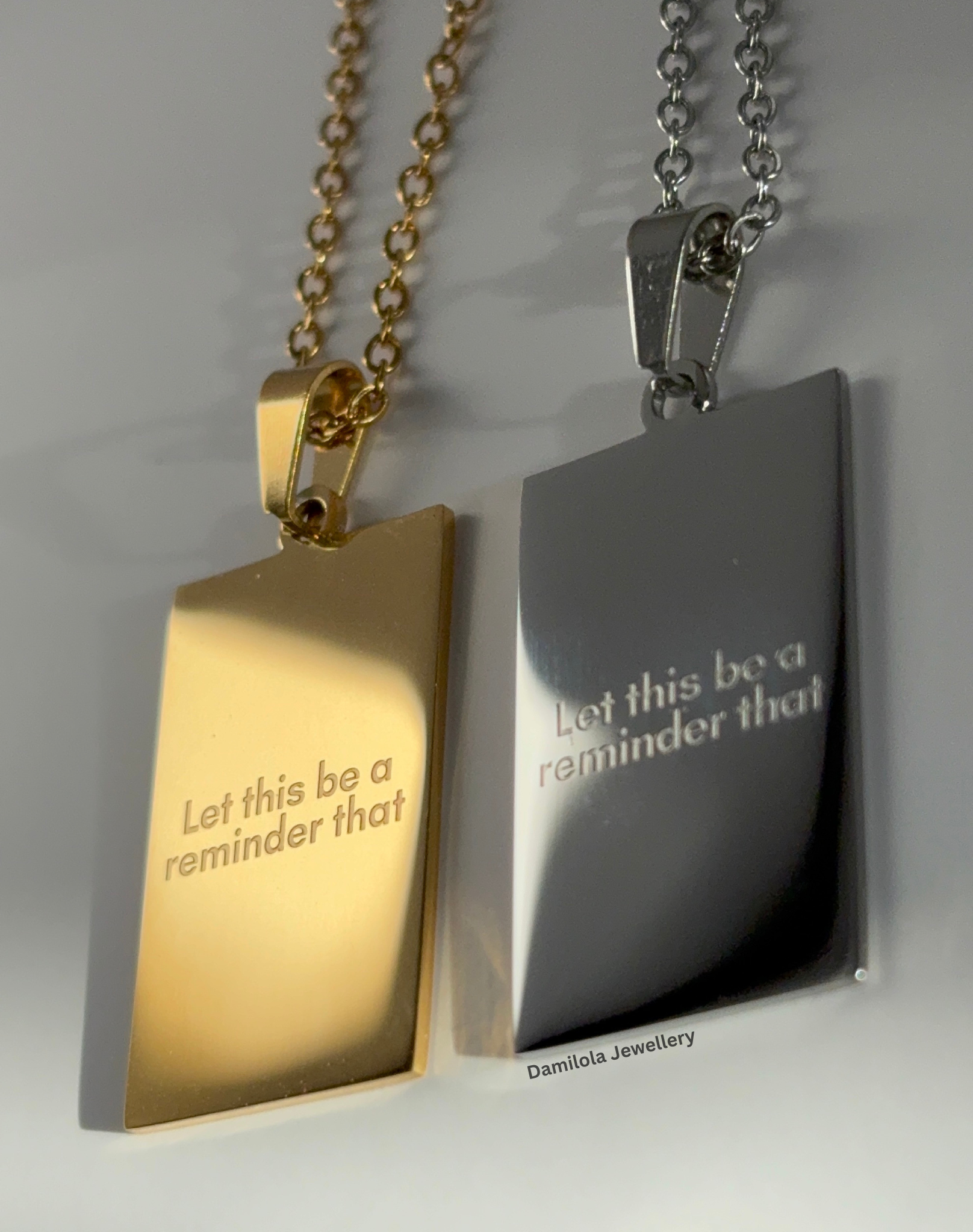 Uplifting comfort empower necklace pendant gift jewellery you’re not alone 