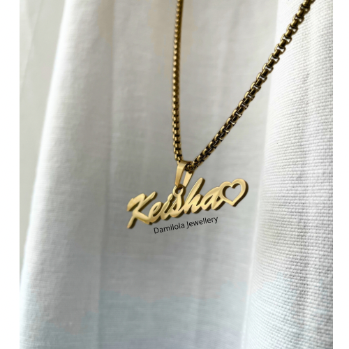 Custom Name ‘Latoya’ Necklace - With/Without Symbol