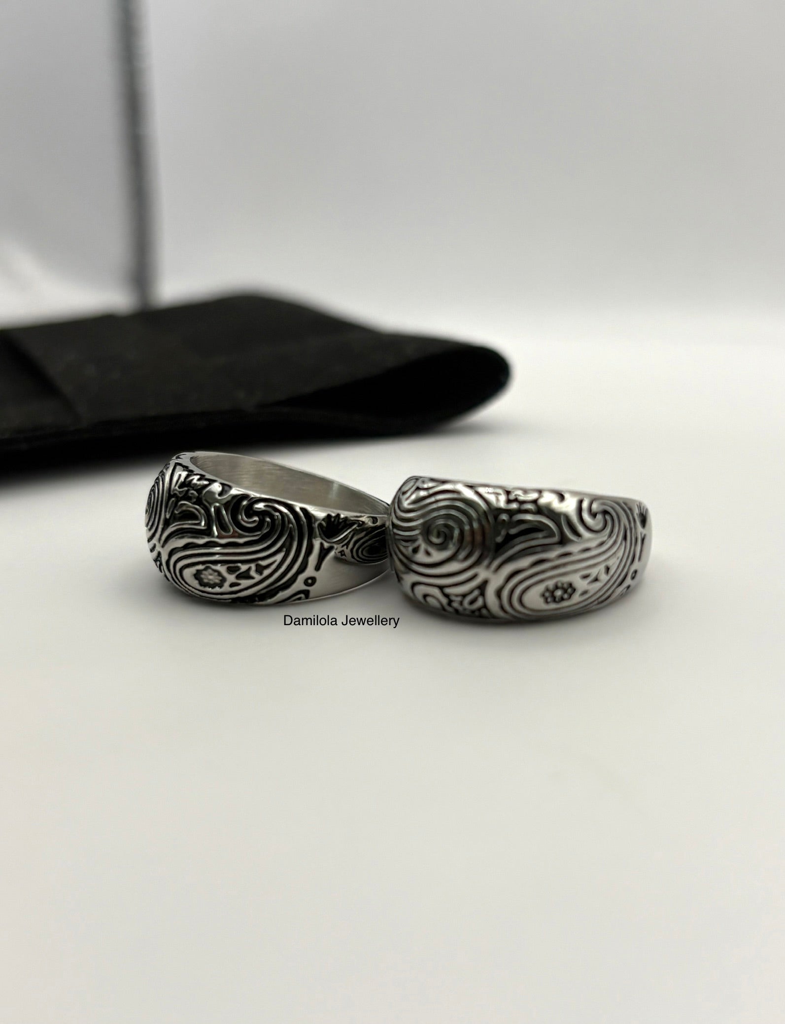 The Code ‘Noir’ Ring - Gold/Silver