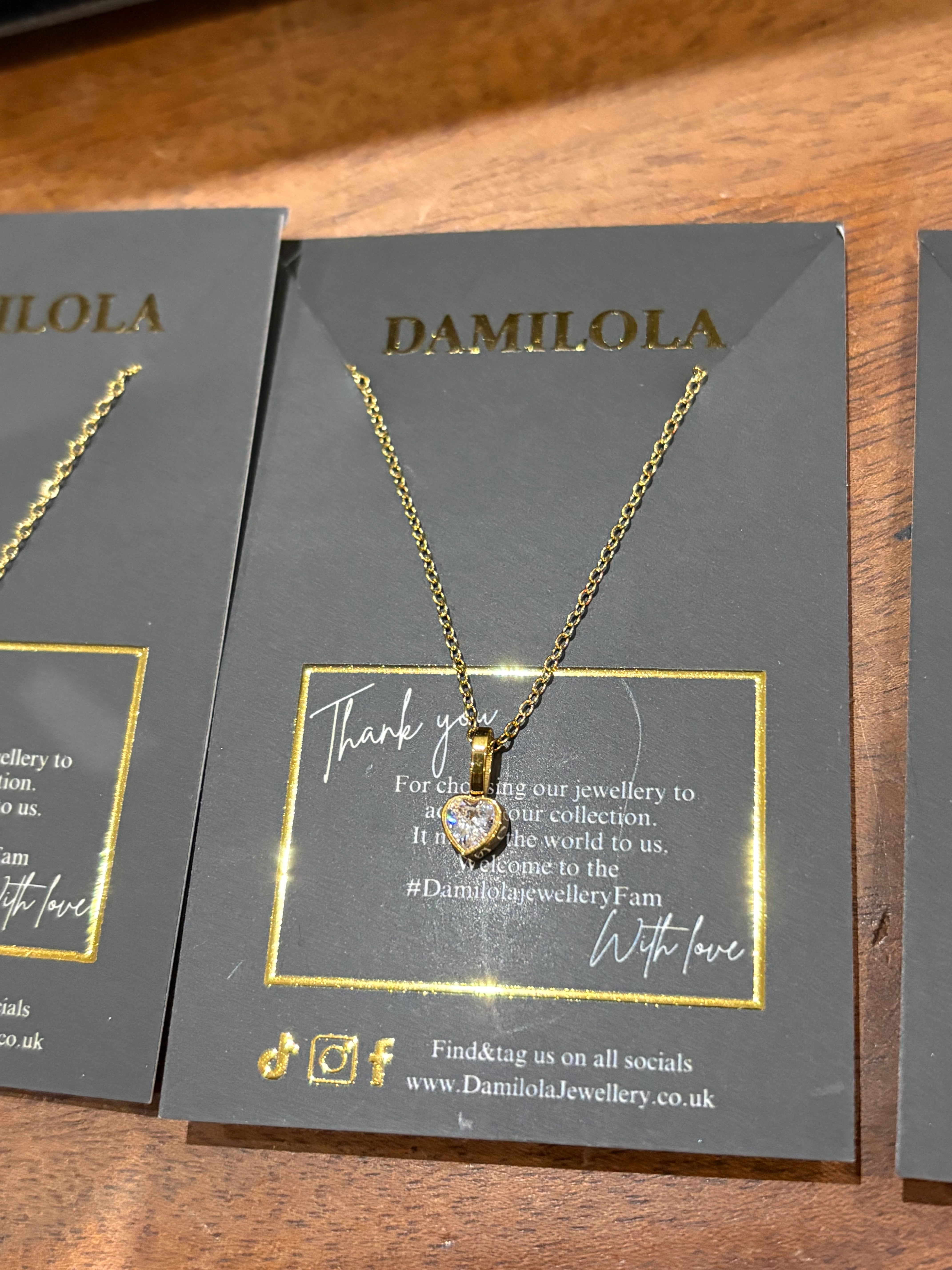 Dainty ‘Amoria’ Necklace - Several colours