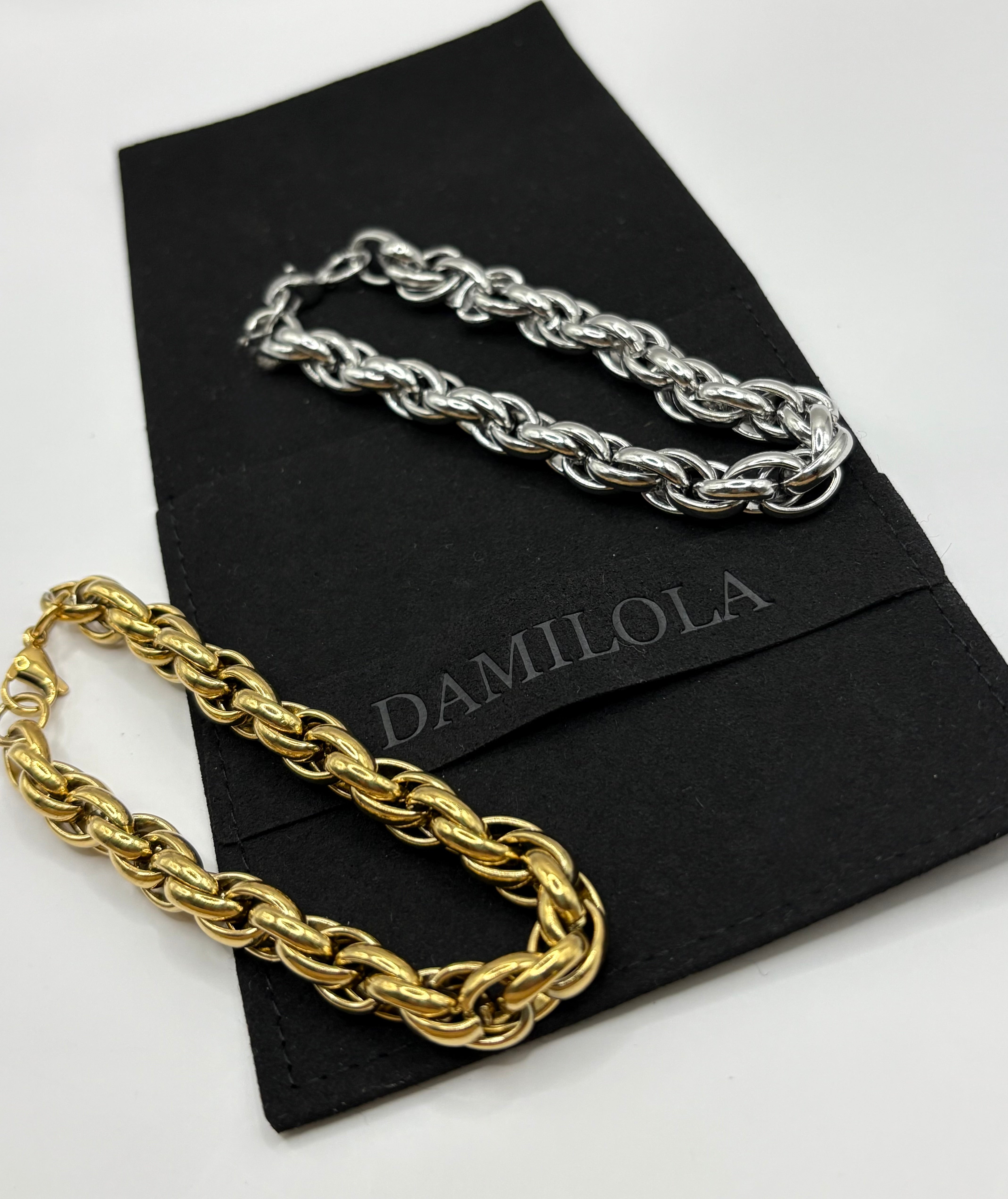 Extra Chunky Rope Bracelet - Gold/Silver