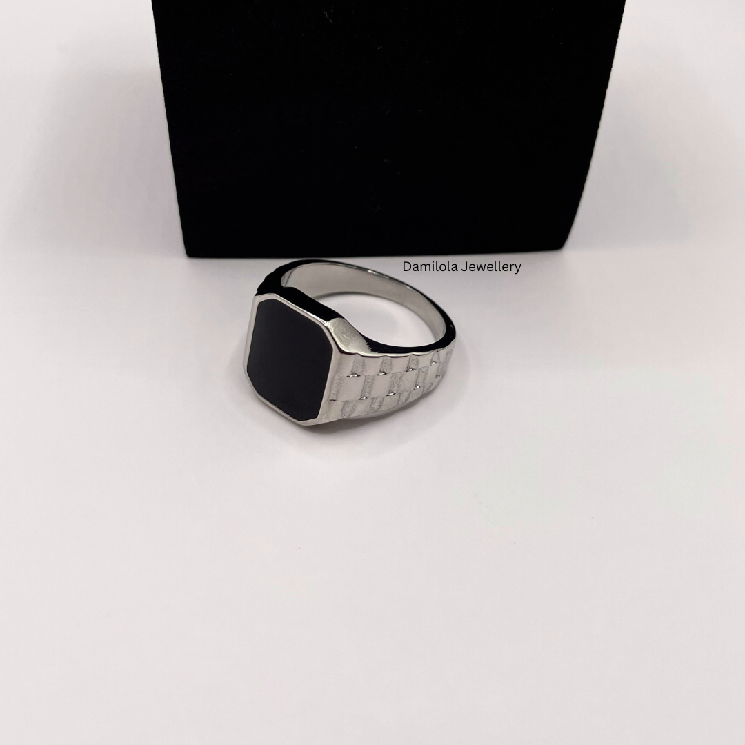 Watch Band ‘Jelani’ Ring - Silver