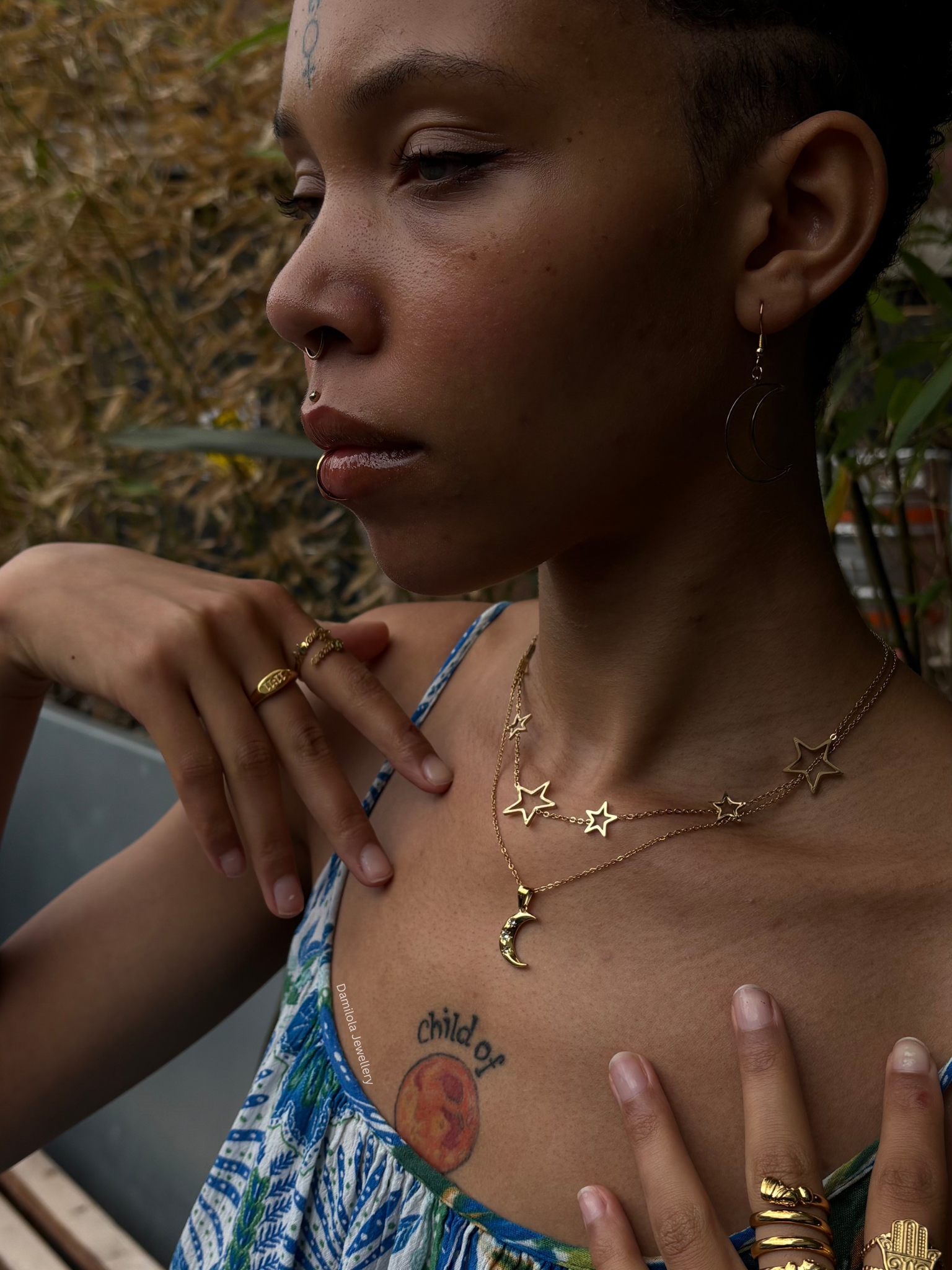 Starry ‘Zoraya’ Necklace - Gold/Silver