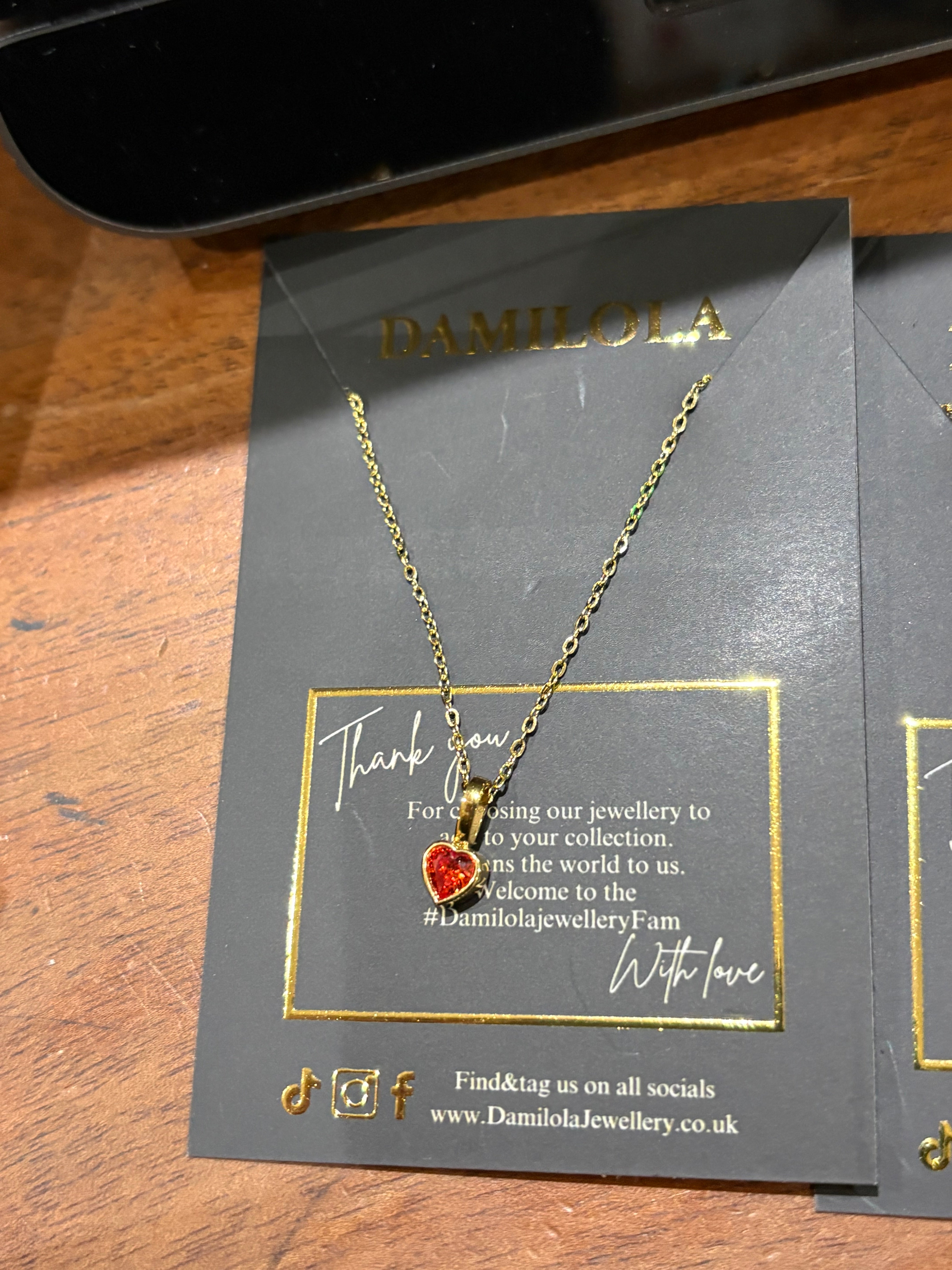 Dainty ‘Amoria’ Necklace - Several colours