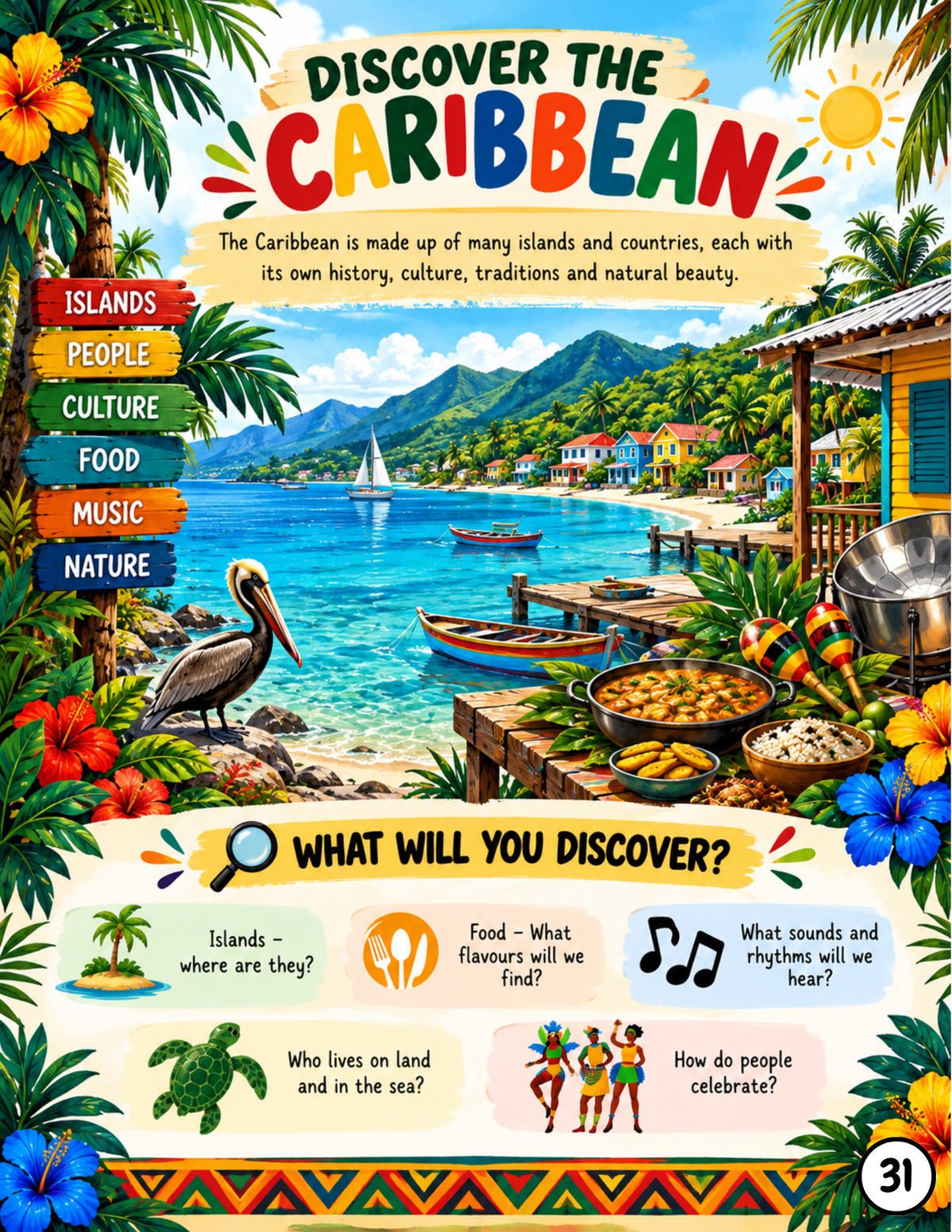 Heritage Explorers: Africa & the Caribbean Activity Book