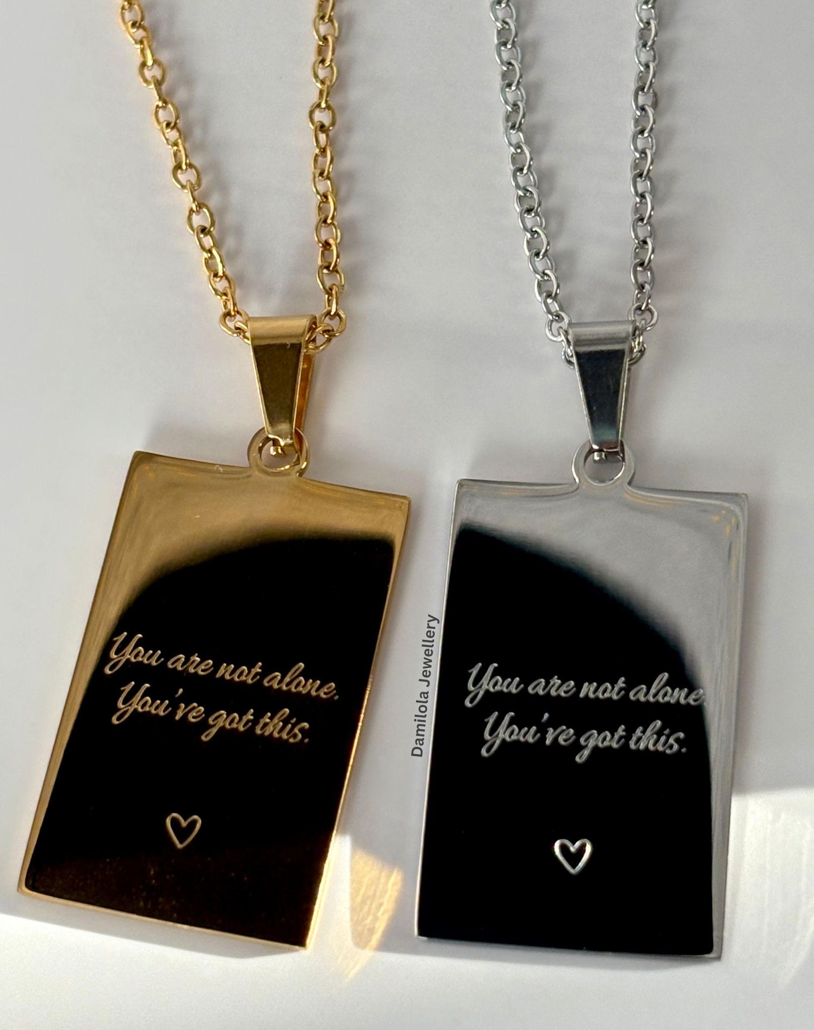 Uplifting comfort empower necklace pendant gift jewellery you’re not alone faith