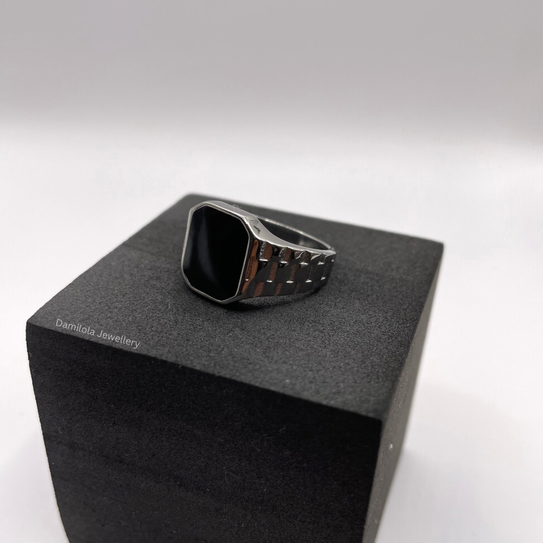 Watch Band ‘Jelani’ Ring - Silver