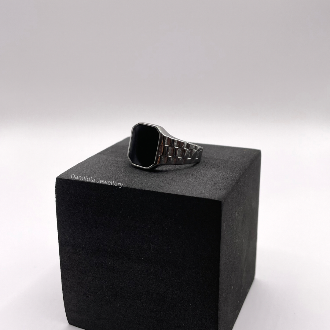 Watch Band ‘Jelani’ Ring - Silver