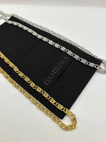 New ‘Interlocked’ Neck Chain - Silver/Gold