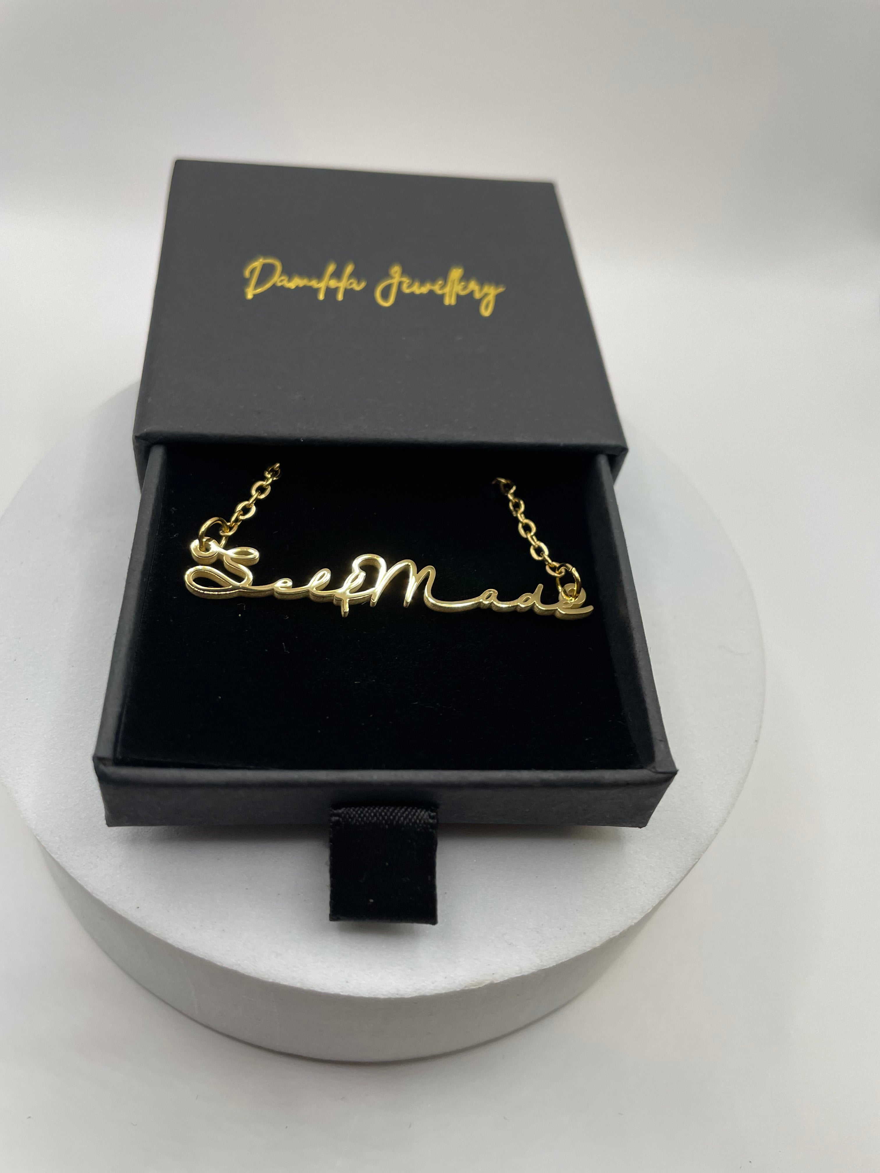 Custom Handwritten Font Necklace