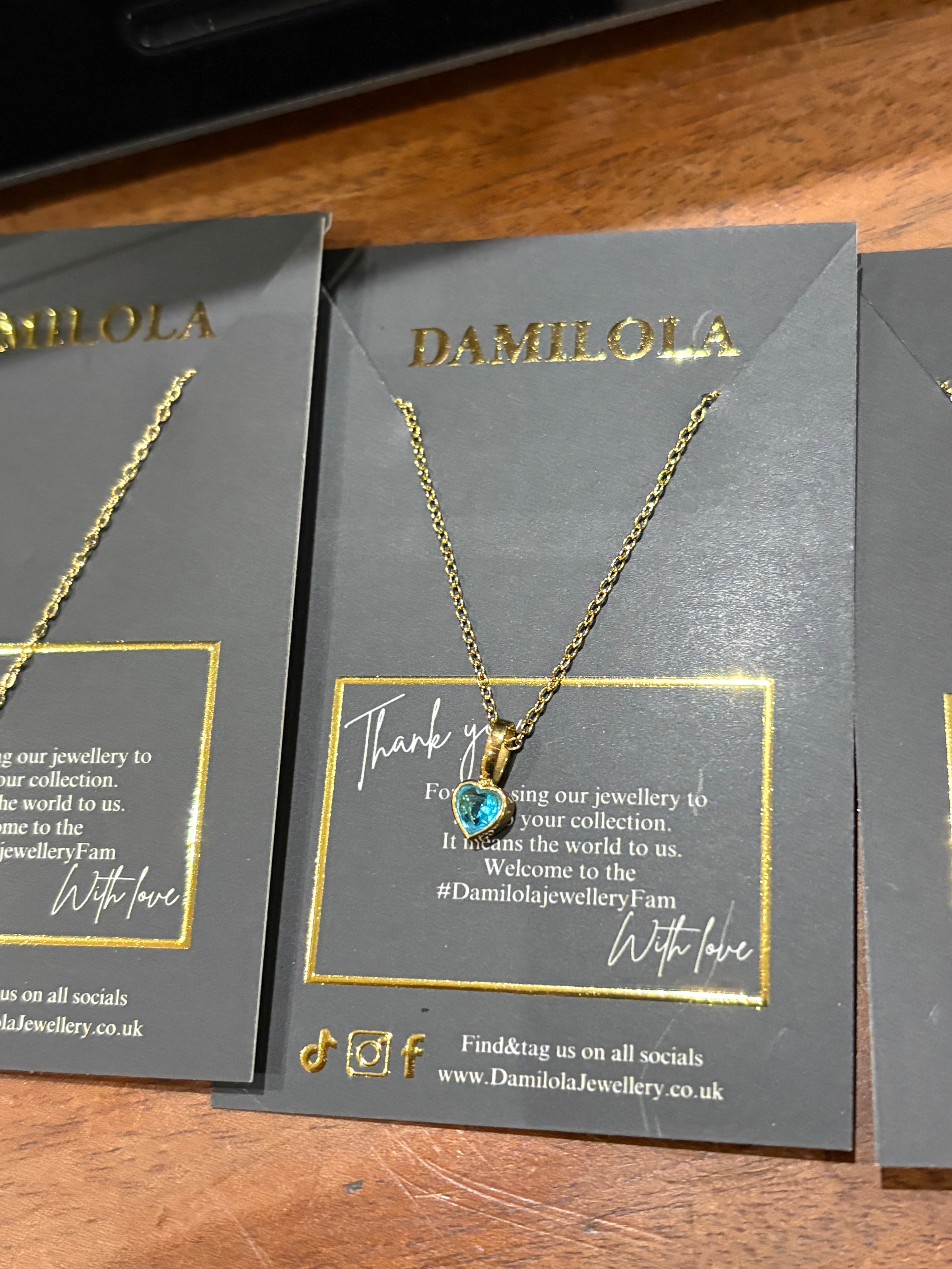 Dainty ‘Amoria’ Necklace - Several colours