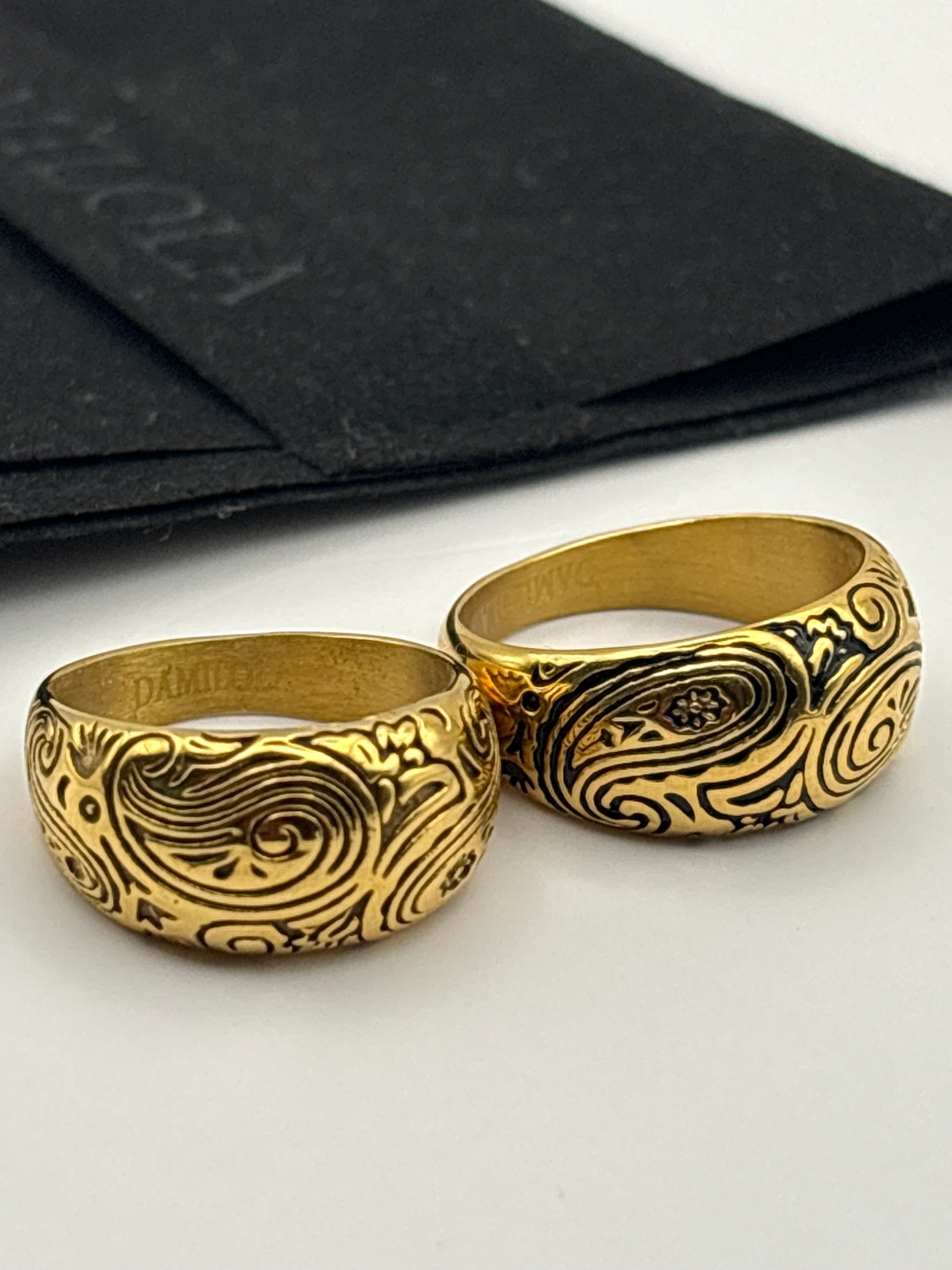 The Code ‘Classic’ Dome Ring - Gold