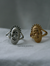 The Benin Mask Ring - Silver/Gold