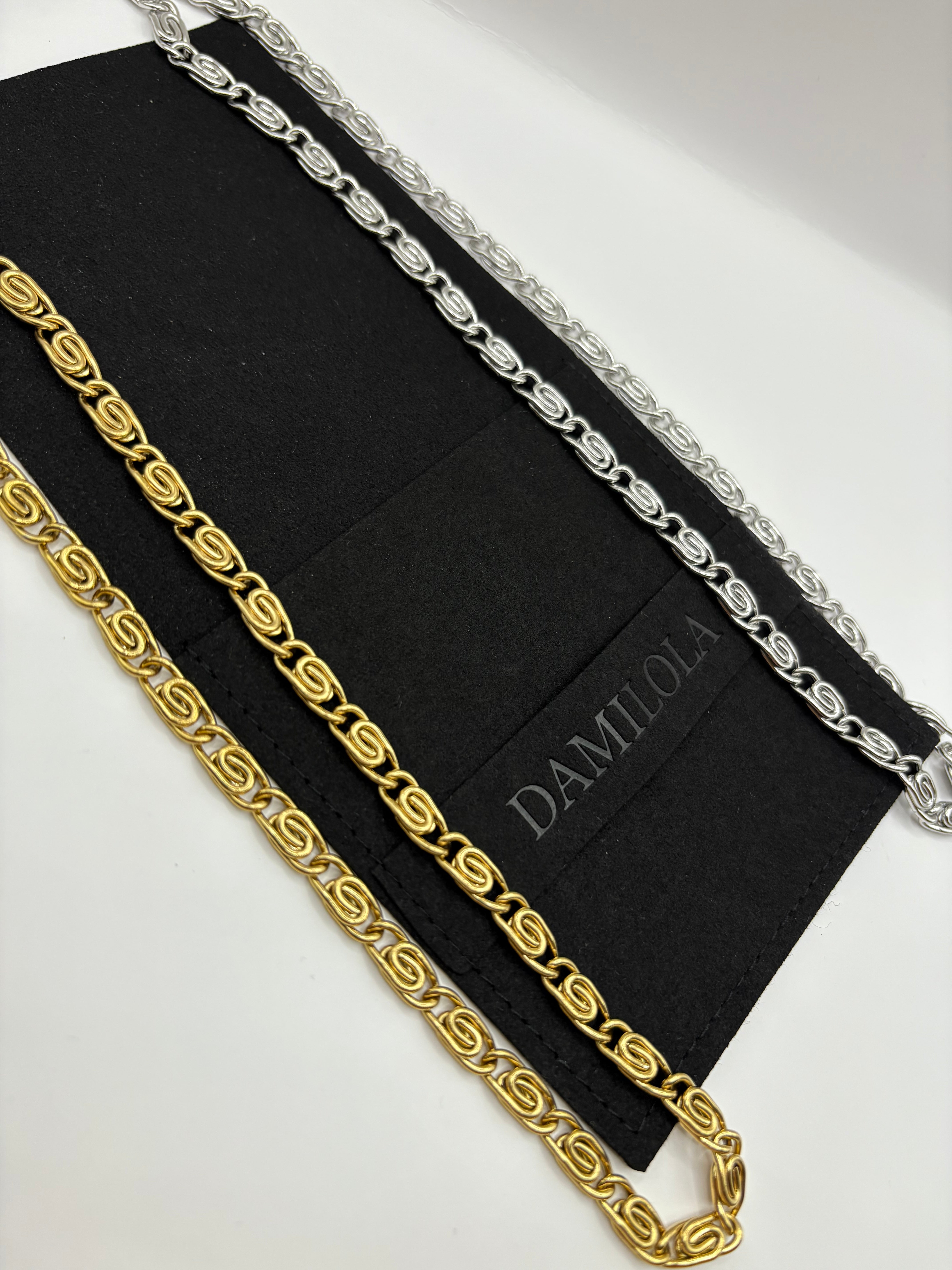 New ‘Interlocked’ Neck Chain - Silver/Gold