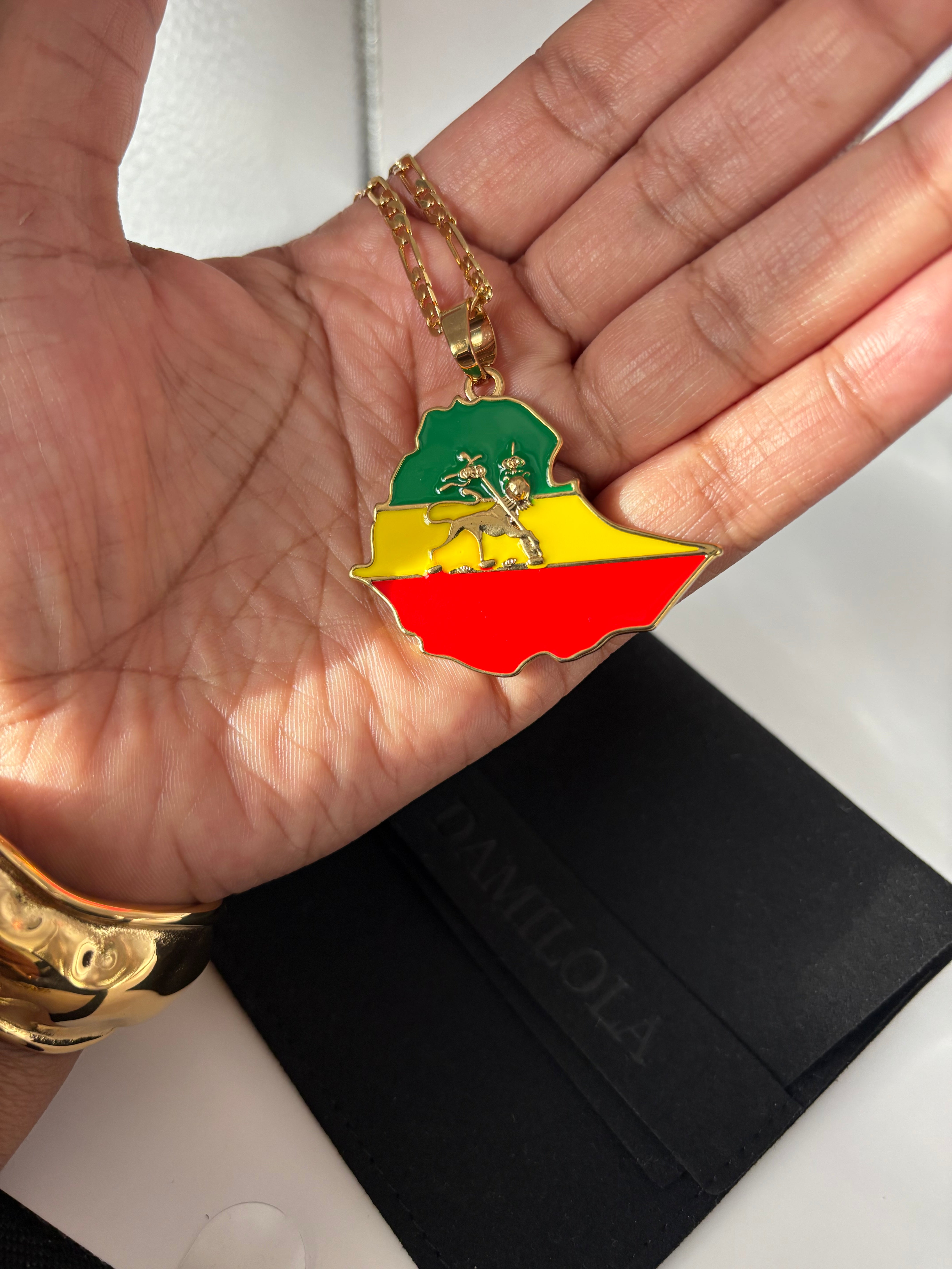 The Rasta Flag - Lion Of Judah Necklace