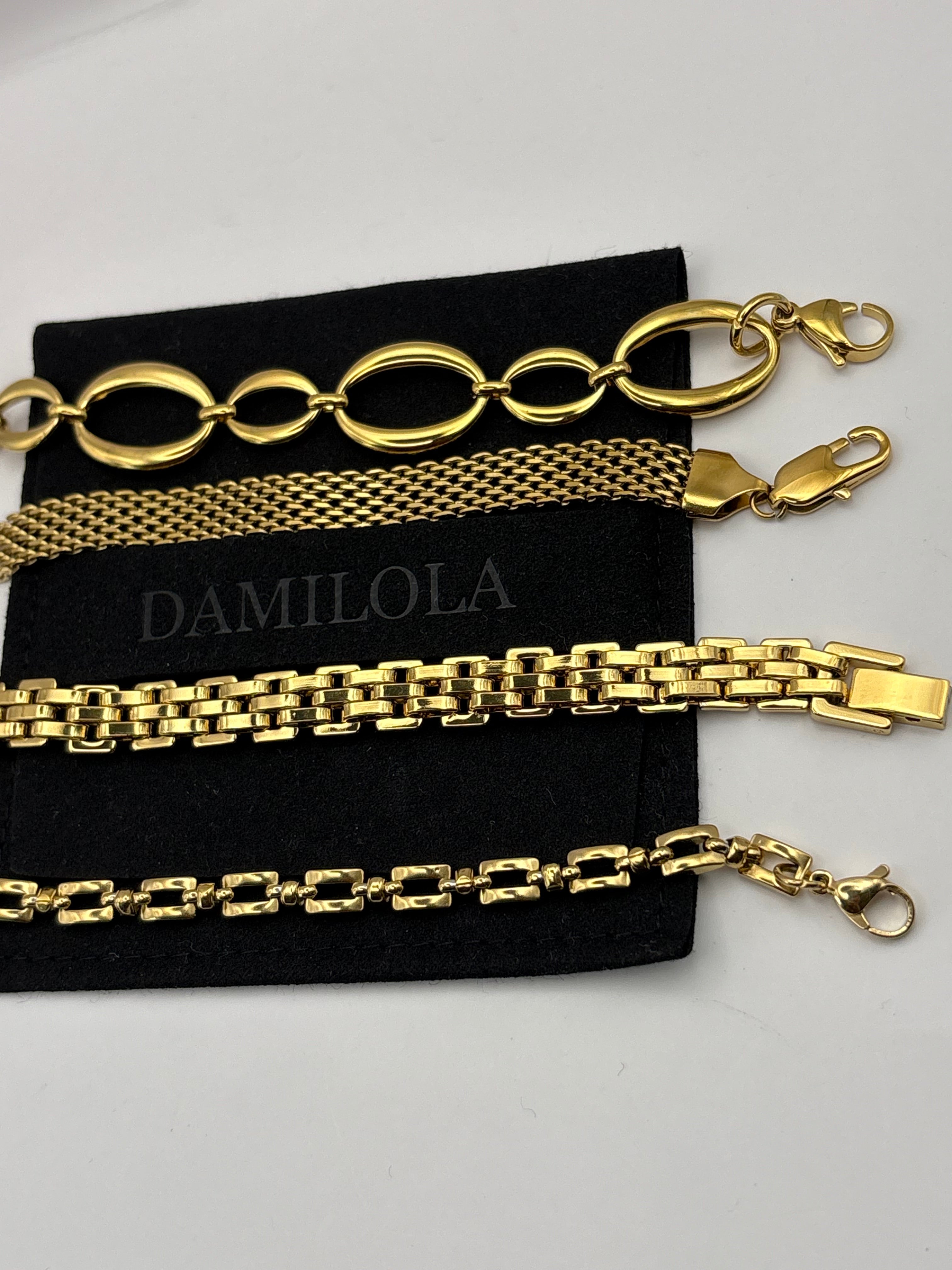 Golden Mesh Weave Bracelet