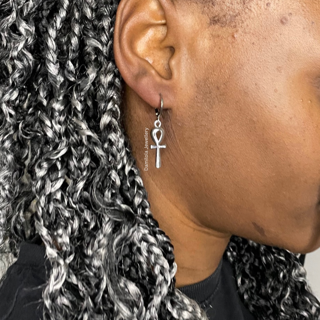 Ankh earrings
