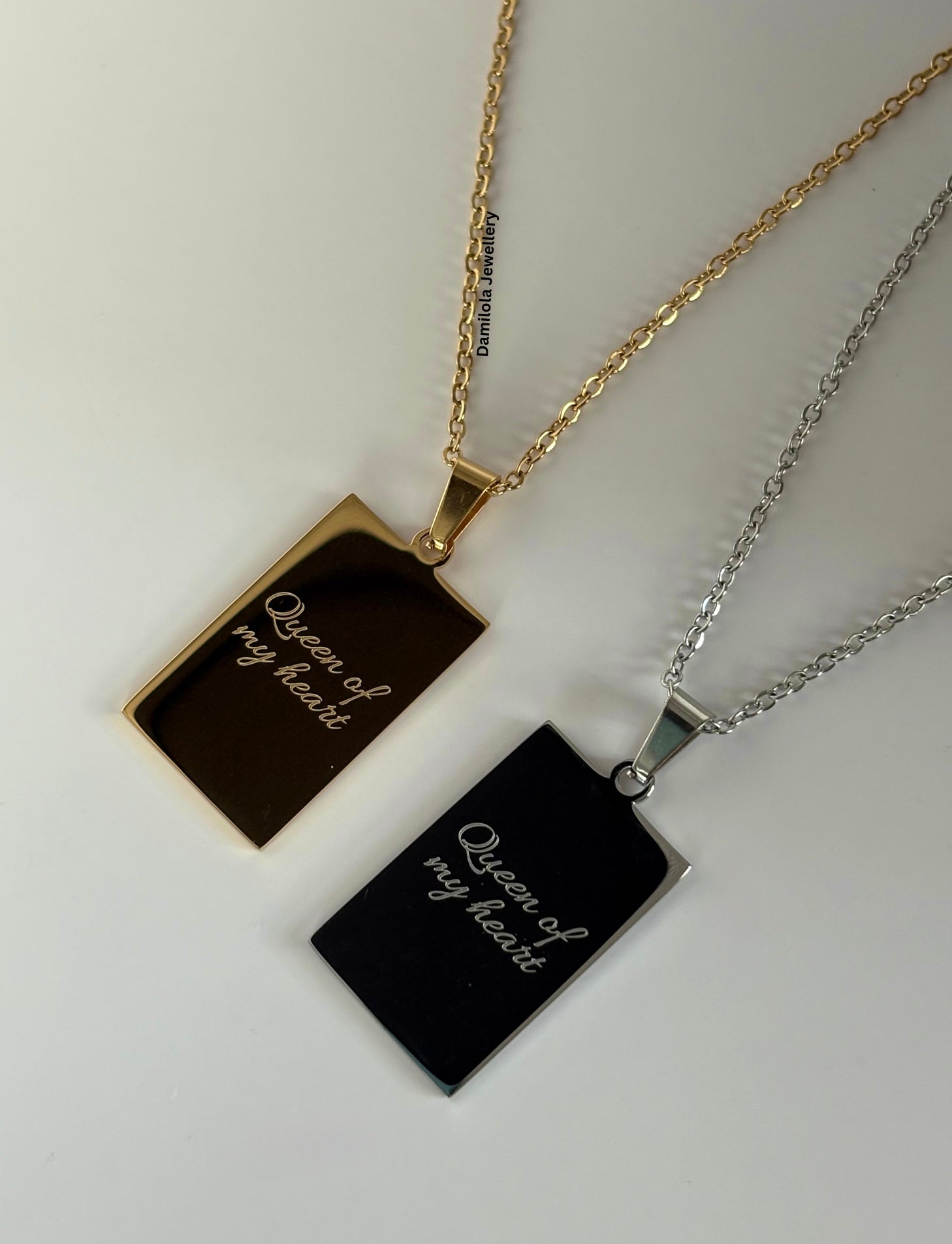 Gift for mom mum her - queen of my heart necklace gold silver you are appreciated 