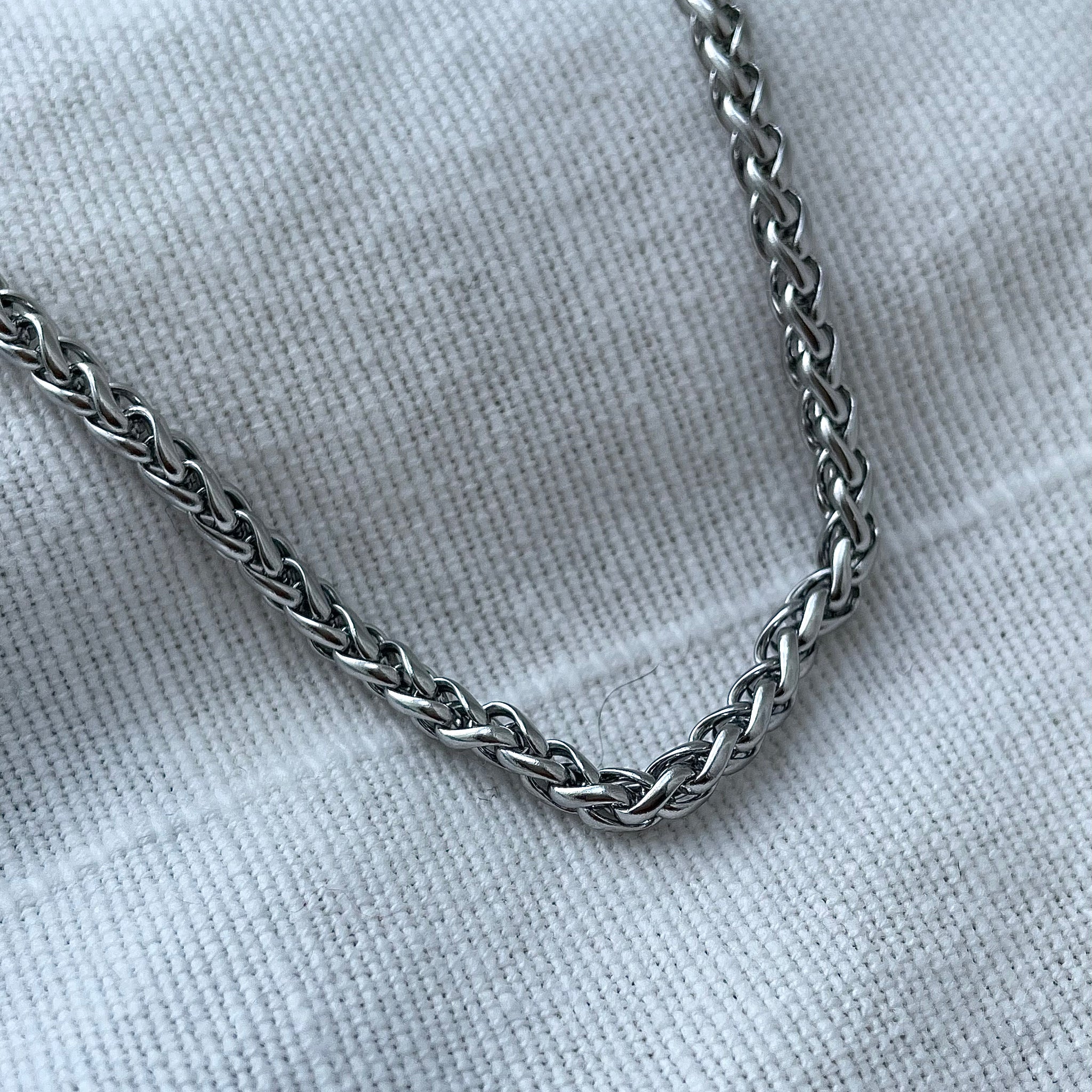 Steel Wheat Chain - Silver/Gold