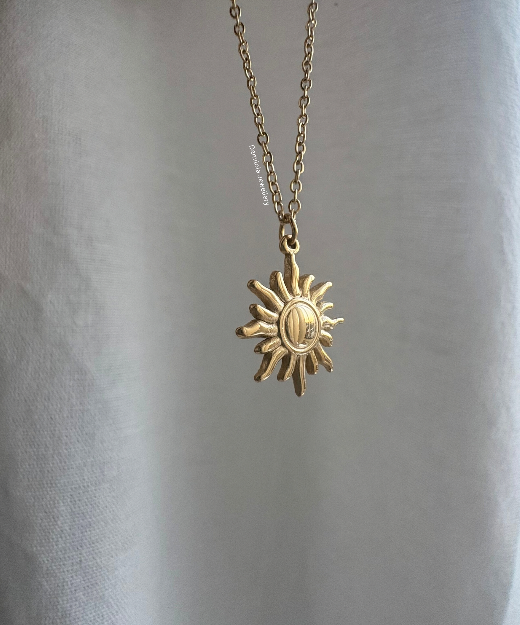 Golden Sunburst Necklace