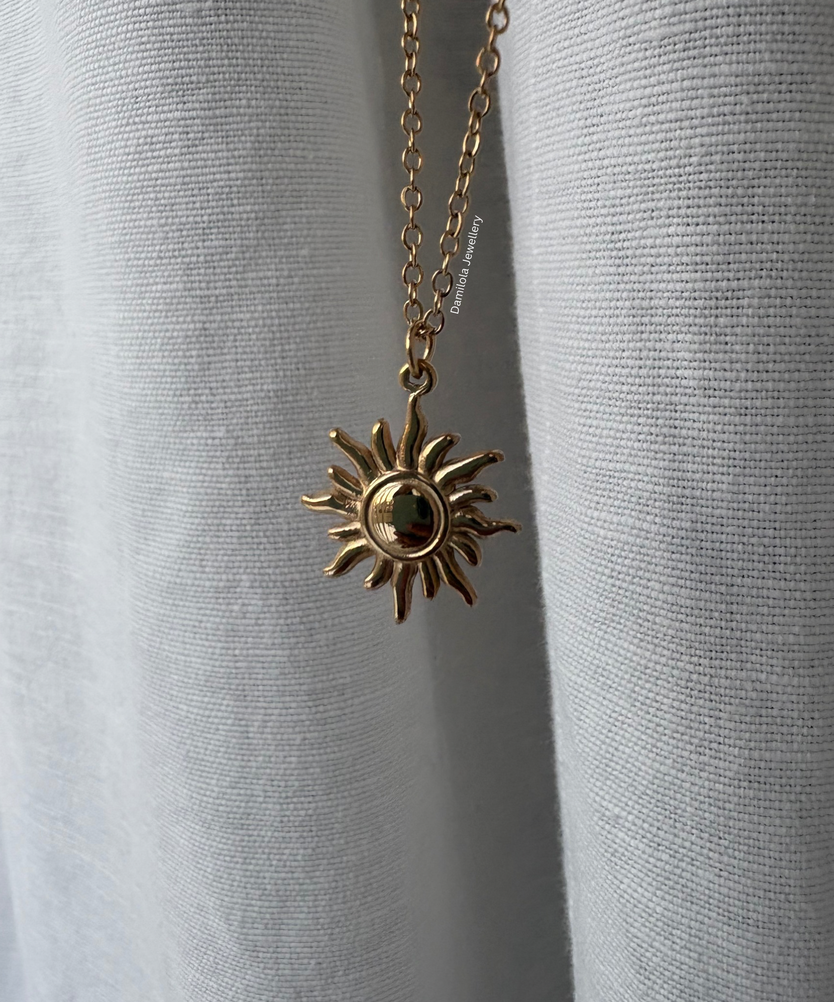 Golden Sunburst Necklace