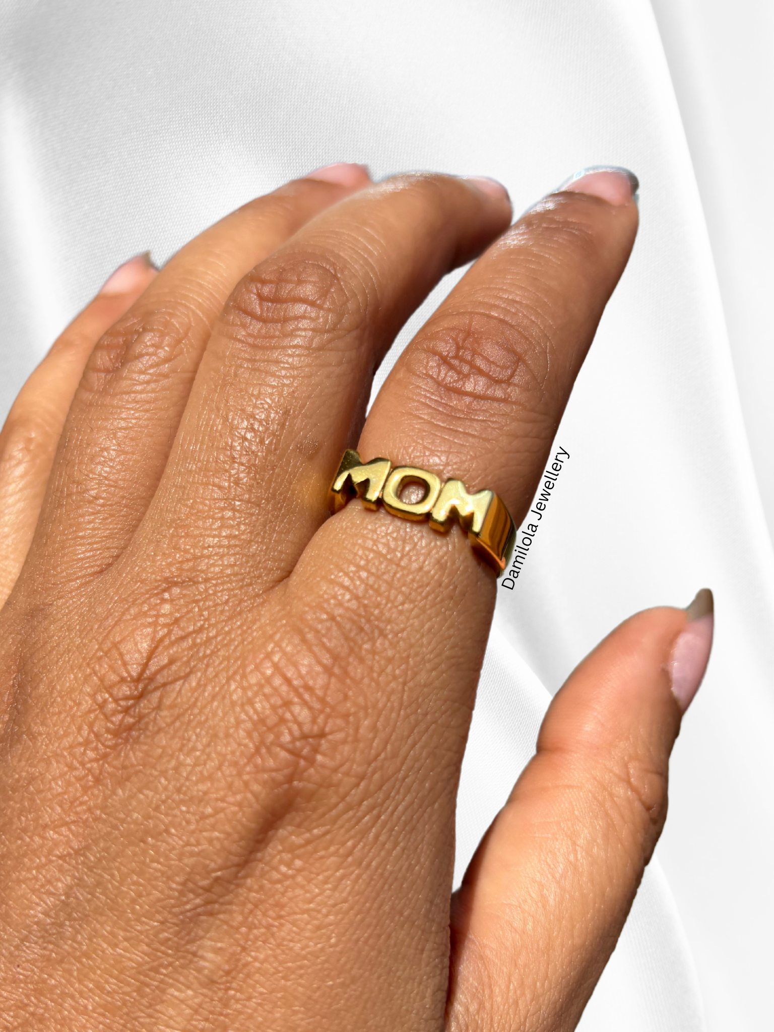 LIMITED EDITION Gold ‘Mom’ Ring