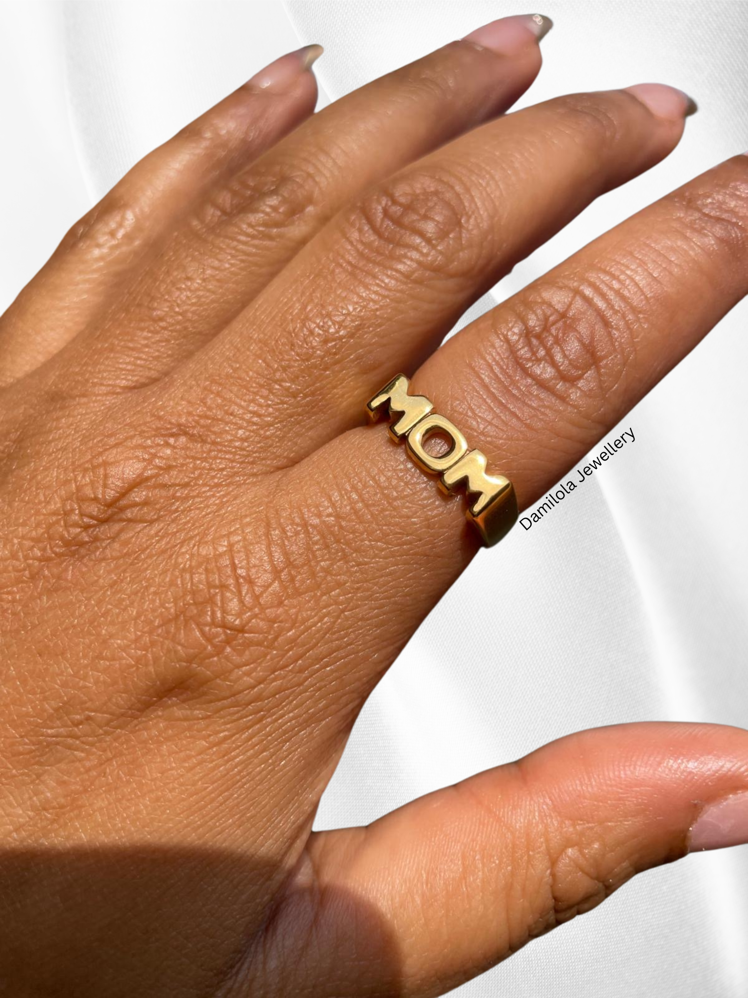 LIMITED EDITION Gold ‘Mom’ Ring