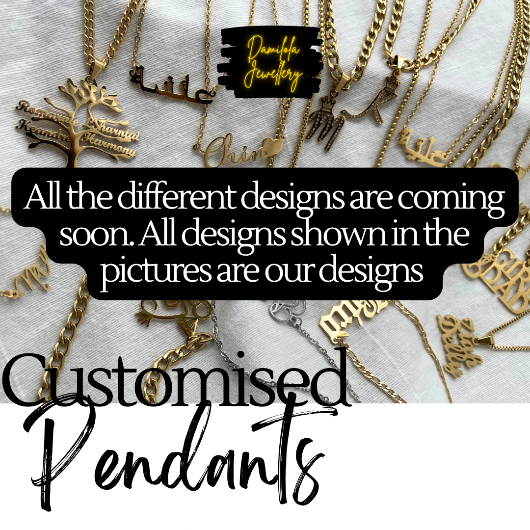 Create Your Own Custom Name Pendants