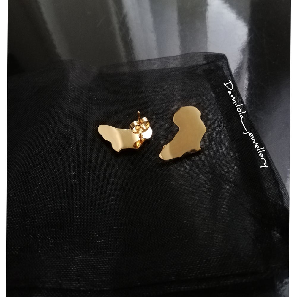 africa studs earrings
