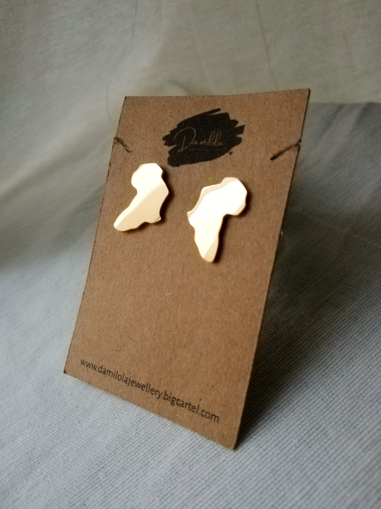 africa earrings studs