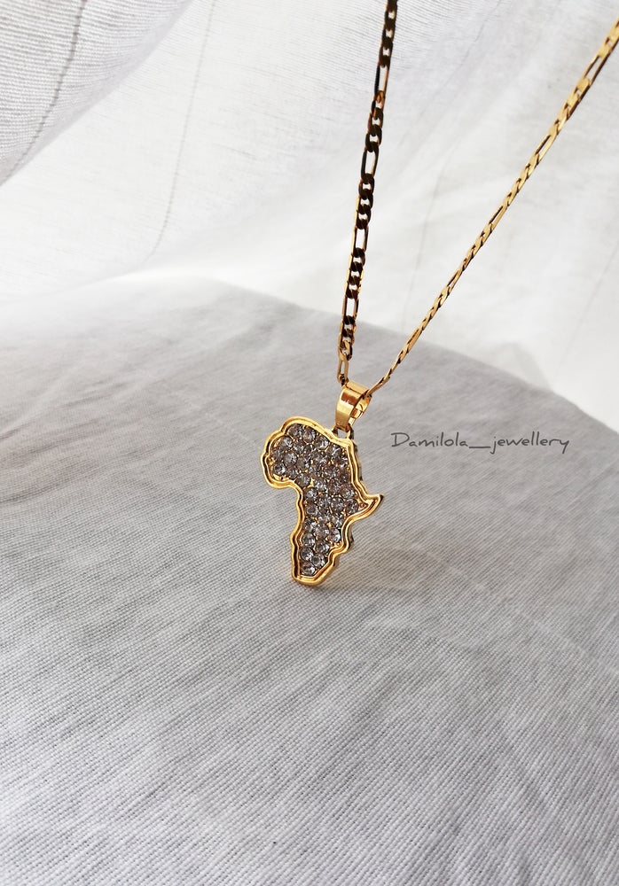 African Diamanté Necklace - 'Folami'