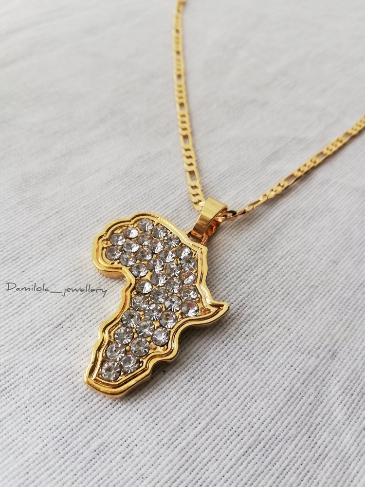 African Diamanté Necklace - 'Folami'