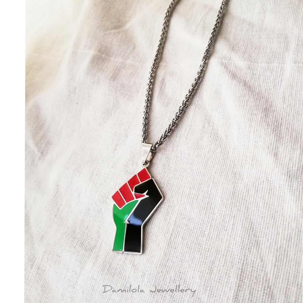 'Black Power Salute' - Gold/Silver