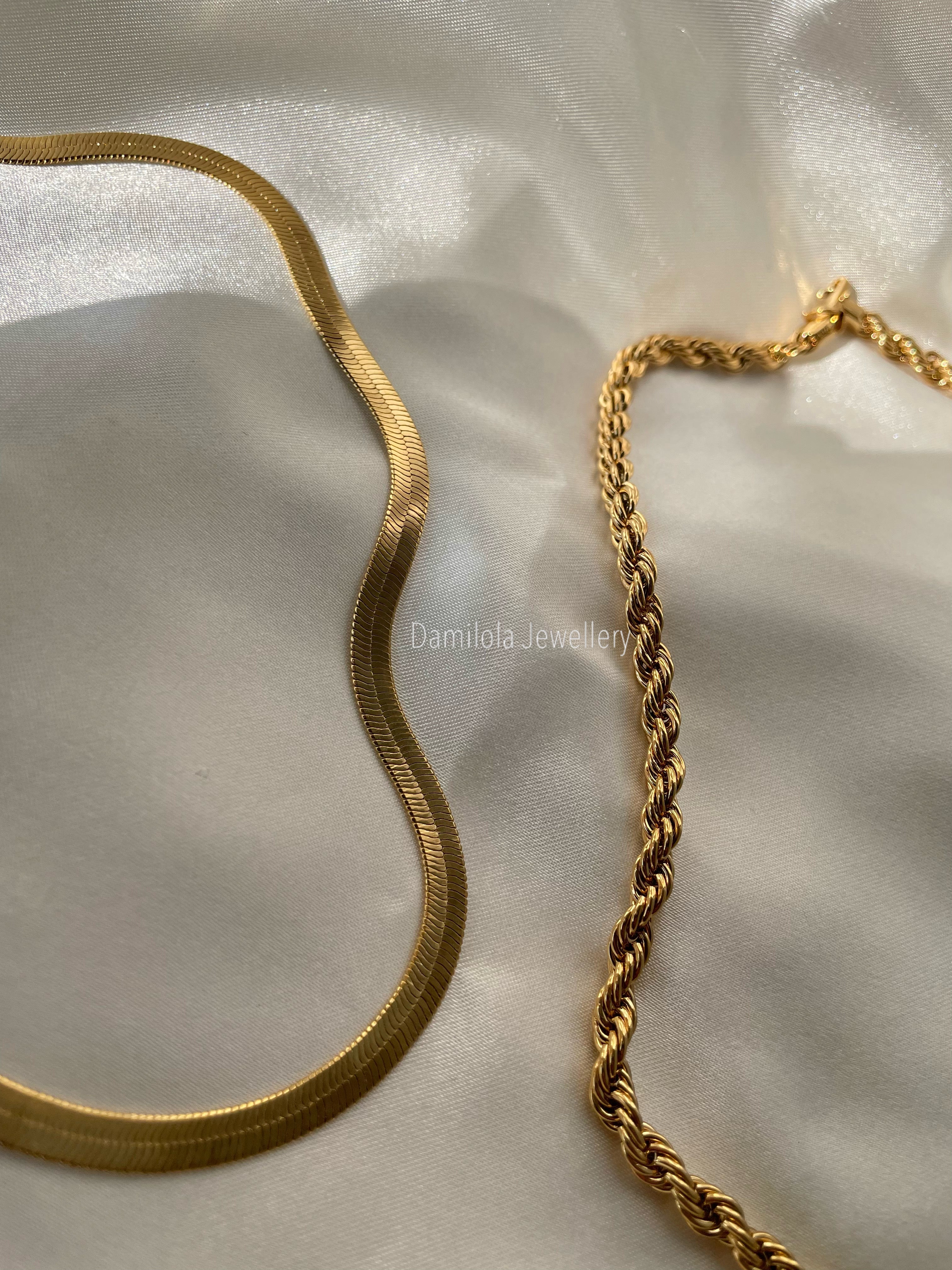 Snake Herringbone Chain - Single