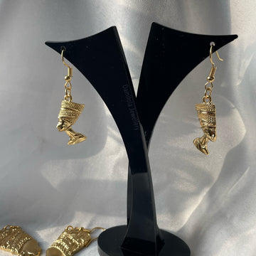 queen nefertiti earrings 