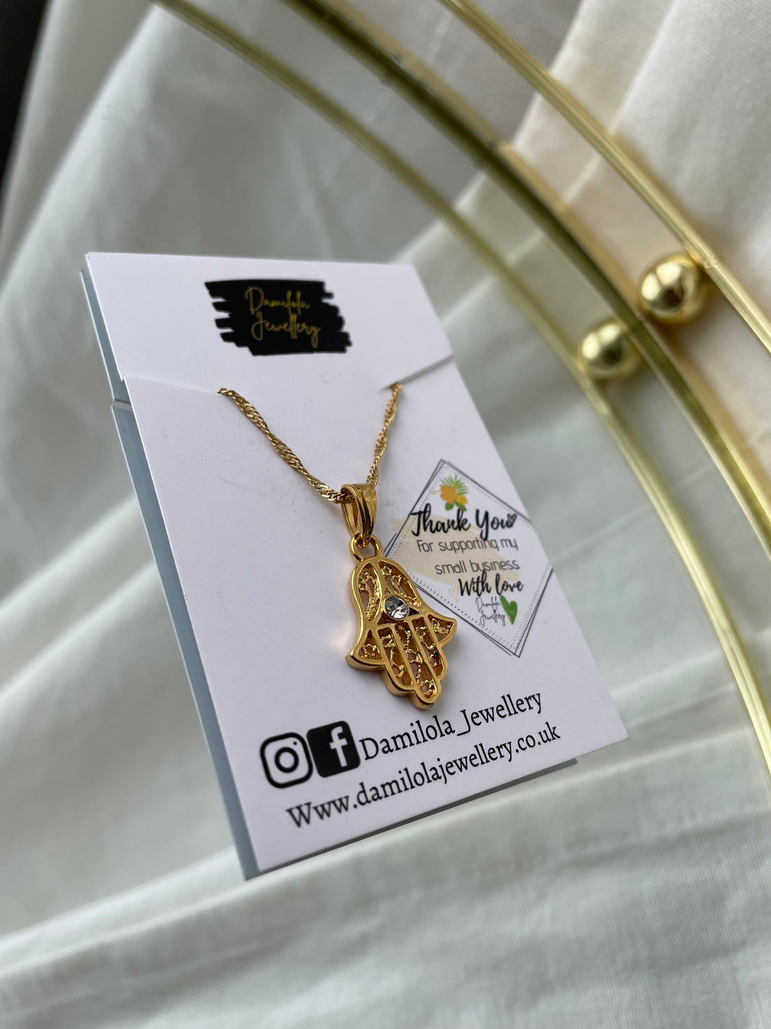 hamsa hand necklace jewellery hamza protect