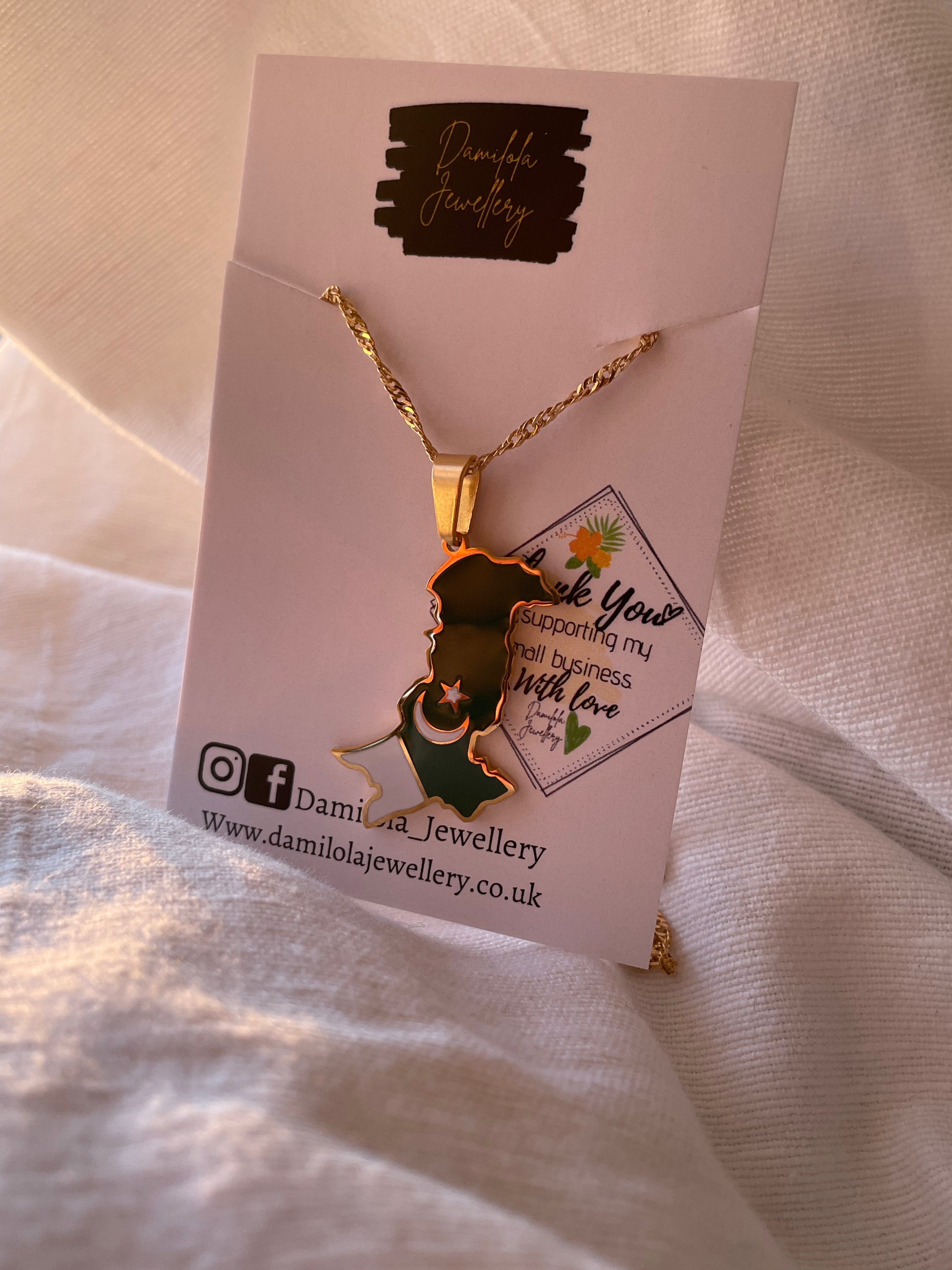 Pakistan Flag Necklace 🇵🇰