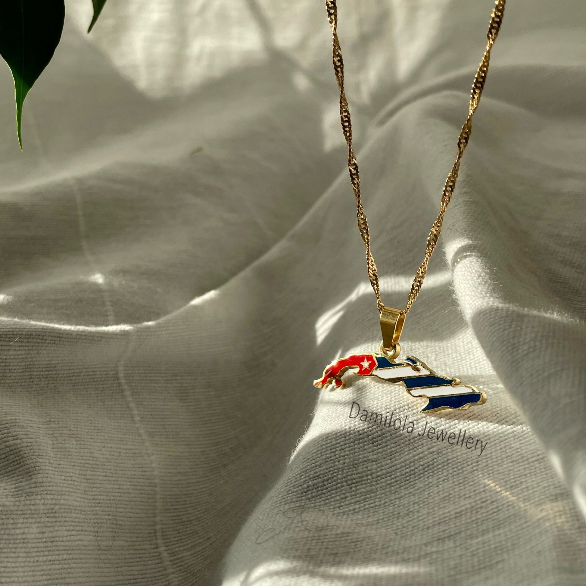 Cuba Flag Necklace 🇨🇺